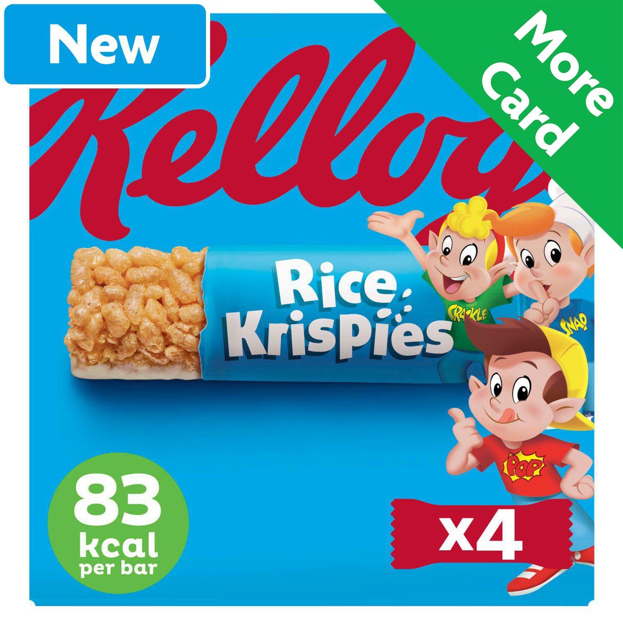 Kellogg's Rice Krispies Breakfast Cereal Bars 4x20g