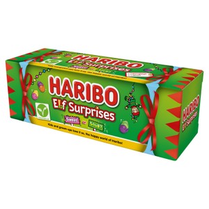 Haribo Elf Surprises Fruit Flavour Gift Tube 120g