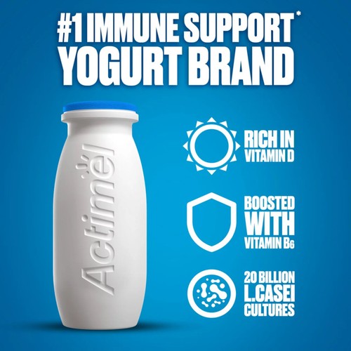 Actimel Strawberry Yogurt Drinks