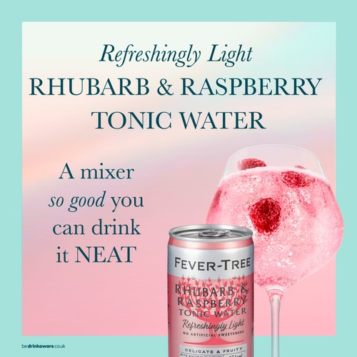 Fever-Tree Light Rhubarb & Raspberry Tonic 