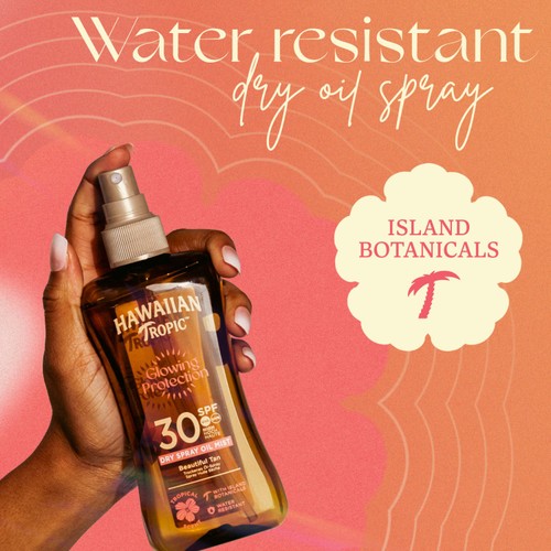 Hawaiian Tropic Protective Dry Oil Spray SPF 30 