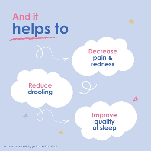 Ashton & Parsons Teething Gel 3+ Months 10Ml