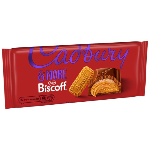 Cadbury Dairy Milk & More Biscoff 195g