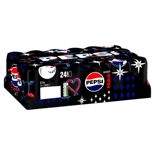 Pepsi Max No Sugar Cola Cans 24 x 330ml