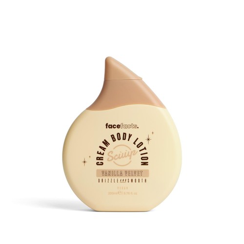 Face Facts Scuup Cream Body Lotion Vanilla Velvet