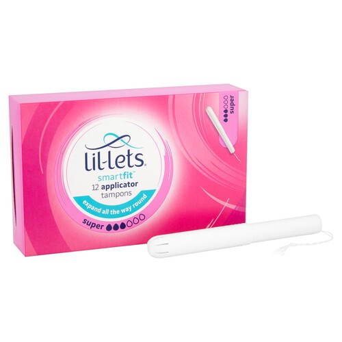 Lil-Lets Cardboard Applicator Tampons Super 