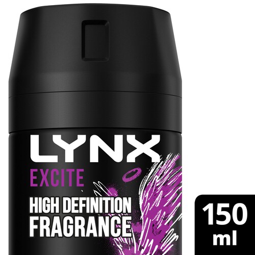 Lynx Excite Body Spray Deodorant For Men