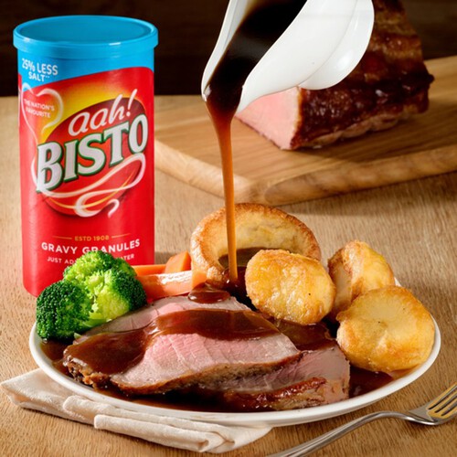 Bisto Reduced Salt Gravy Granules Beef