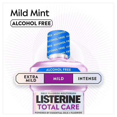 Listerine Total Care Milder Taste Zero Alcohol Mouthwash 500ml