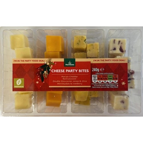 Morrisons Cheese Party Bites 240g