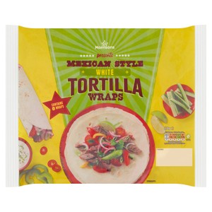 Morrisons White Mini Tortilla Wraps