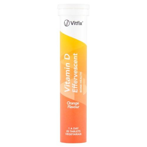 Vitfix Vitamin D Effervescent Orange