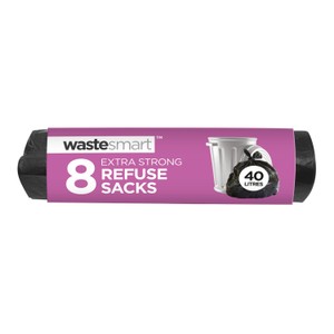 Extra Strong Refuse Sacks Wastesmart 8 Pack