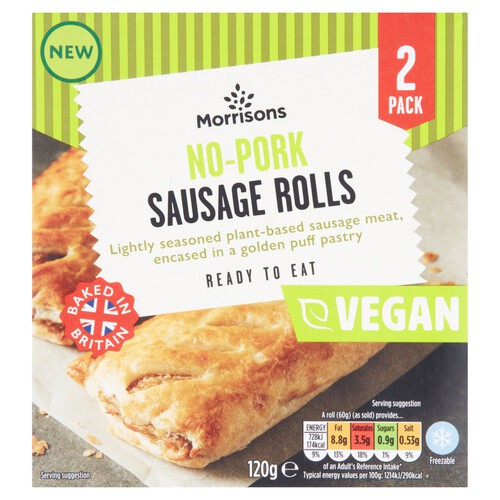  Morrisons No Pork Sausage Roll