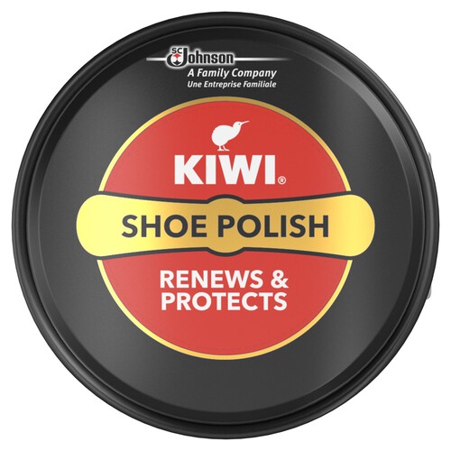 Kiwi Shoe Polish Tin Black