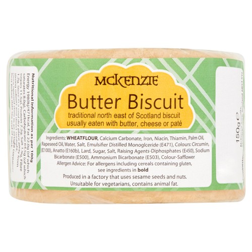 McKenzie Large Butter Biscuits 150g