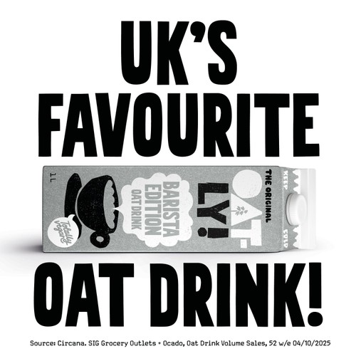 Oatly Oat Drink Barista Edition Chilled 1L