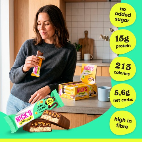Nick's Choco Crush Protein Bar 50g