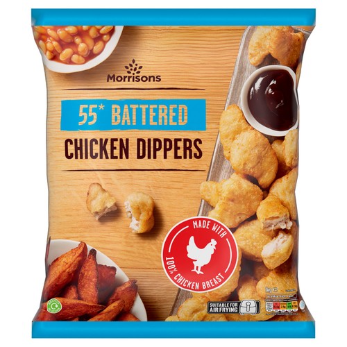 Morrisons Battered Chicken Dippers 1kg