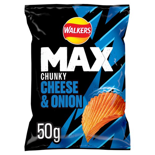 Walkers Max Cheese & Onion Crisps