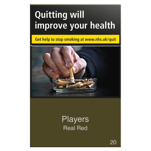 Players Real Red Cigarettes