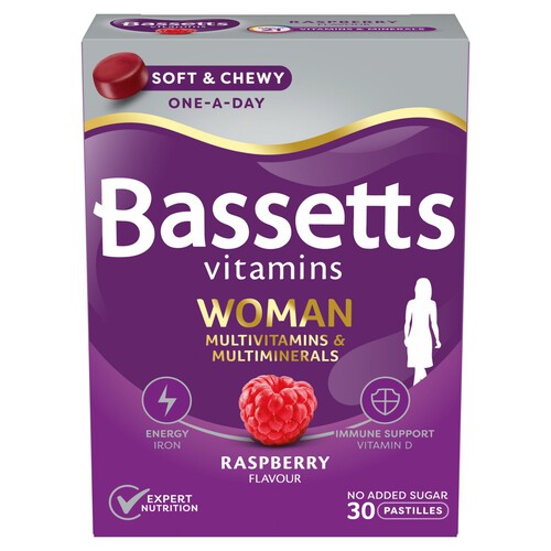 Bassetts Vitamins Woman Raspberry Multivitamins & Minerals 30s