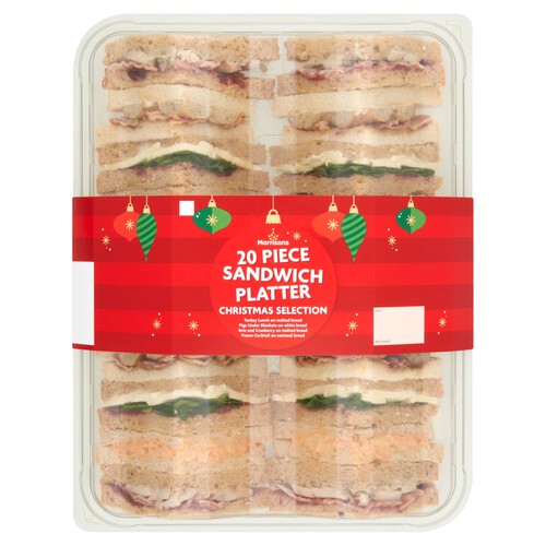 Morrisons Christmas Sandwich Platter 20 Pieces