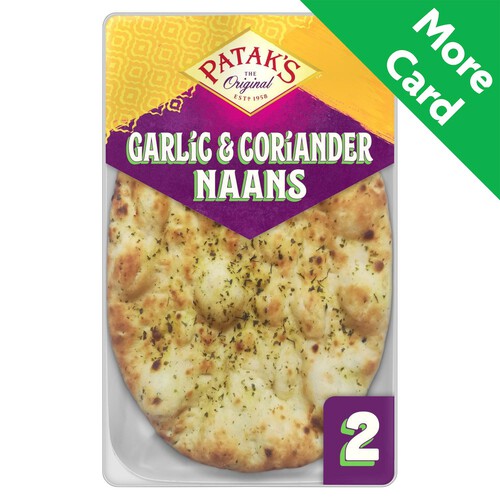 Patak's Garlic & Coriander Naans