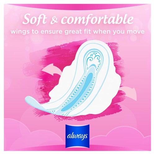 Always Sensitive Long Ultra (Size 2) Sanitary Towels Wings 12 pads