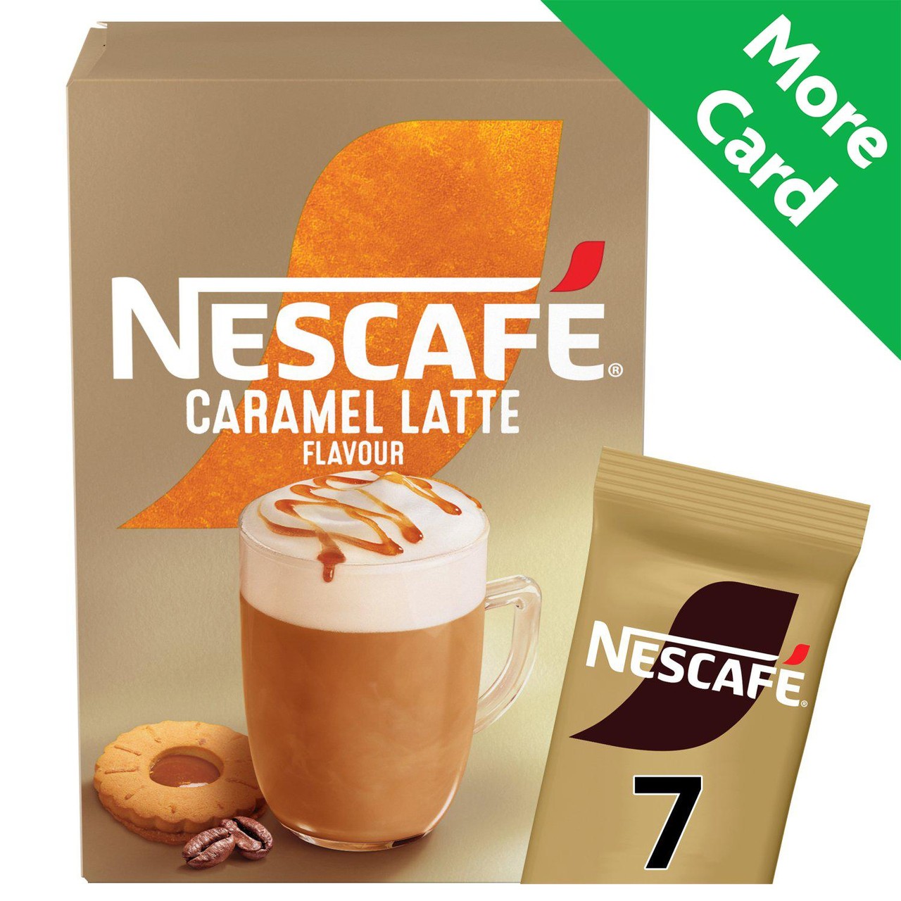 Nescafe Latte Caramel Instant Coffee 7 Sachets