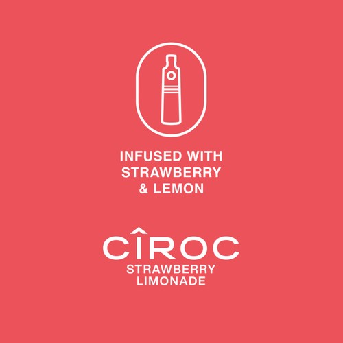 Ciroc Strawberry Limonade 70cl