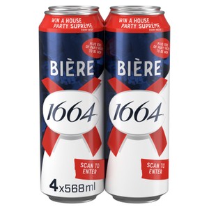 Kronenbourg 1664 Bière Blonde 4 x 568ml