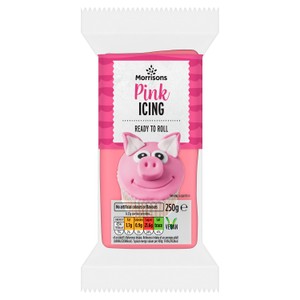 Morrisons Pink Ready To Roll Icing
