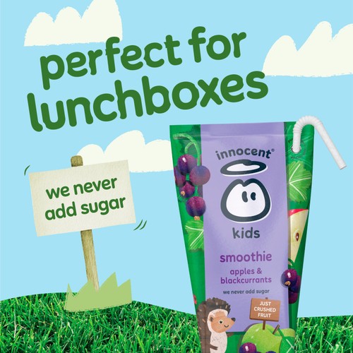 Innocent Kids Smoothies Apples & Blackcurrants 