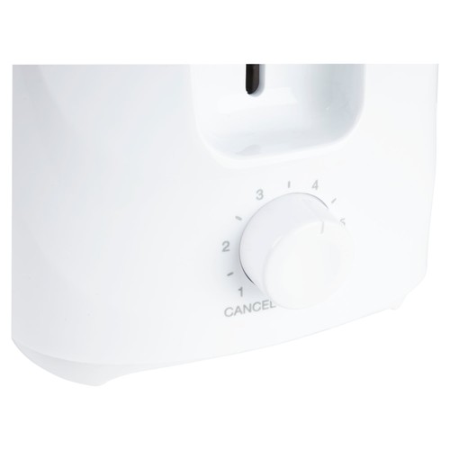 Pifco Essentials White 2 Slice Toaster