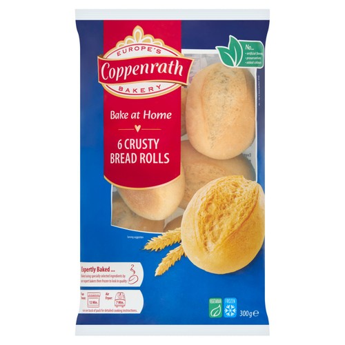 Coppenrath  6 Crusty Bread Rolls 300g