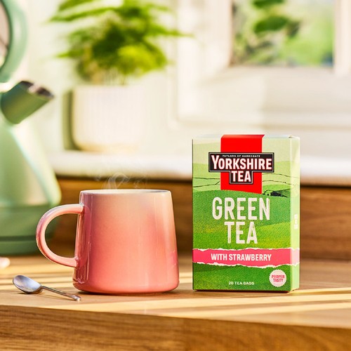 Yorkshire Tea Green Tea With Strawberry 20 Pack