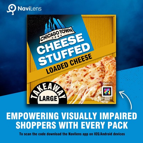 Chicago Town Takeaway Cheesy Stuffed Crust Cheese Large Pizza 630g