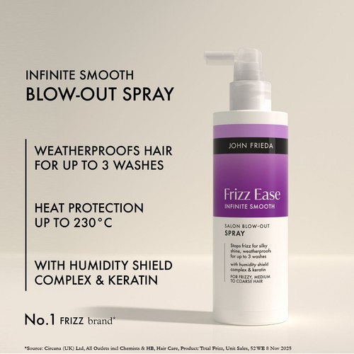 John Frieda Frizz Ease Infinite Smooth Blow Out Spray 