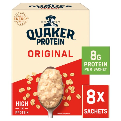 Quaker Oat So Simple Protein Original Porridge Sachets 8 x 37.75g