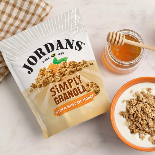 Jordans Simply Granola with a Hint of Honey Breakfast Cereal 