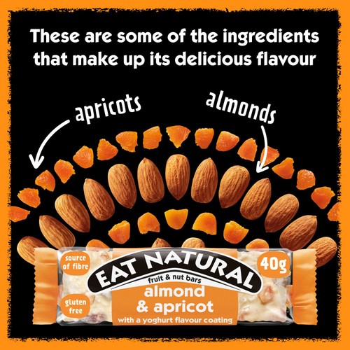 Eat Natural Cereal Bar Almond Apricot & Yoghurt Multipack 
