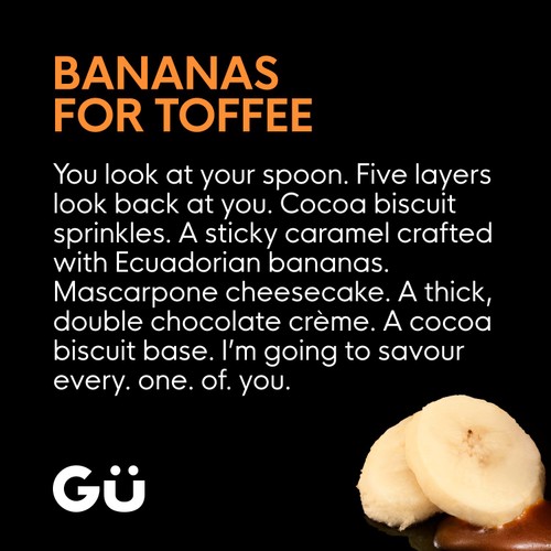 Gu Banoffee Cheesecake Dessert 2x86g