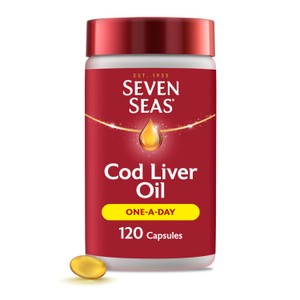 Seven Seas Cod Liver Oil One A Day Omega-3 Fish Oil & Vitamin D Caps