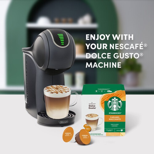 Starbucks Caramel Macchiato by Nescafe Dolce Gusto Coffee Pods x 12