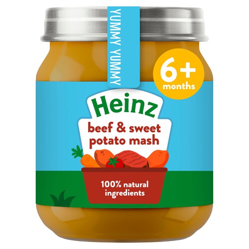 Heinz Beef And Sweet Potato Baby Food Jar 6+ Months Morrisons