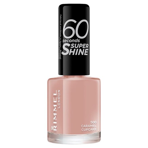 Rimmel London 60 Seconds Super Shine Nail Polish Caramel Cupcake 