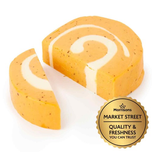 Market Street Red Leicester With Garlic Whirl