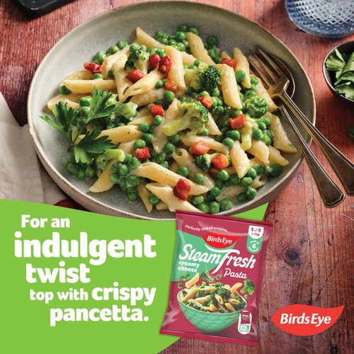 Birds Eye Steamfresh Creamy Cheese Vegetable Pasta Meal For 1