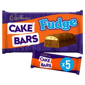 Cadbury Cake Bars Fudge
